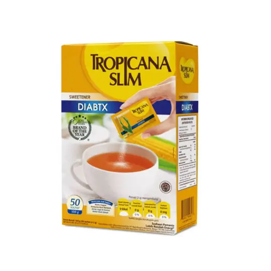 Tropicana Slim Sweetener Diabtx 50s