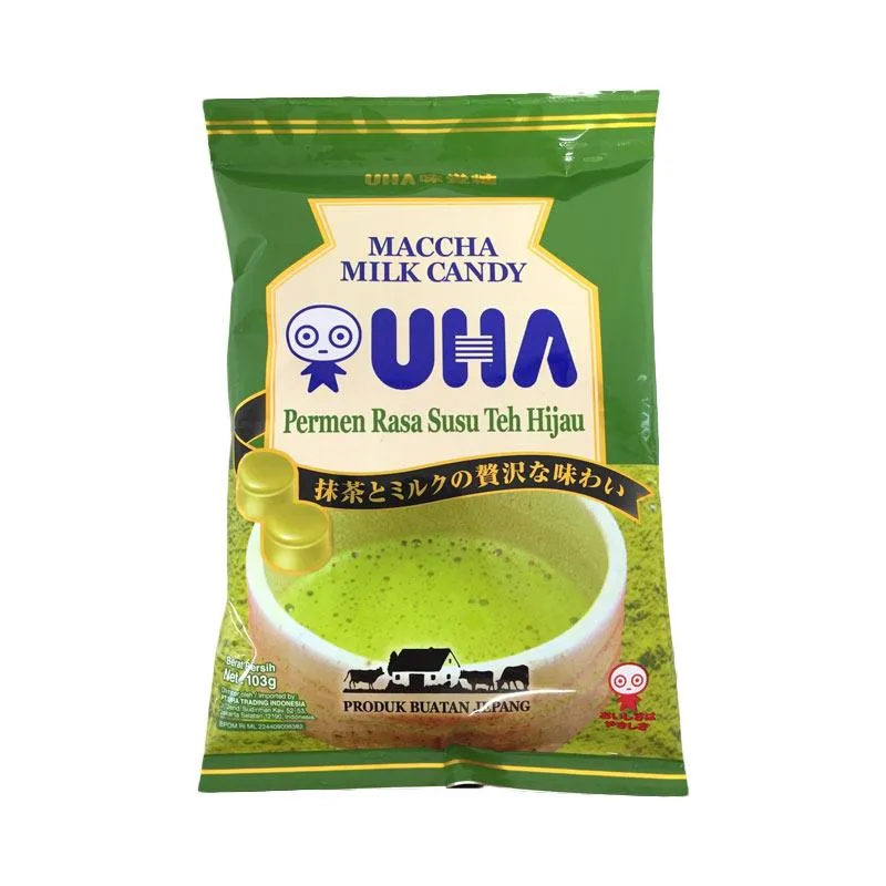 UHA Milk candy maccha 103g
