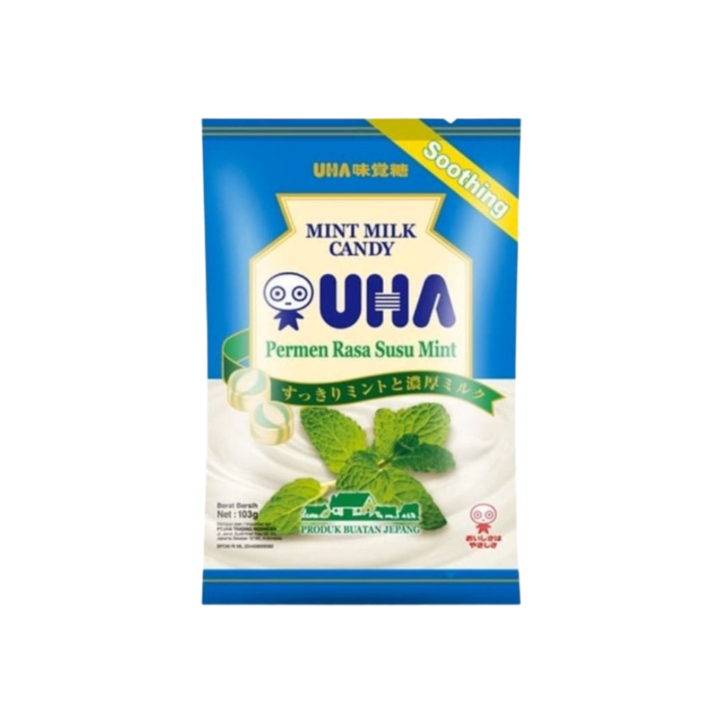 UHA Milk candy mint 103g