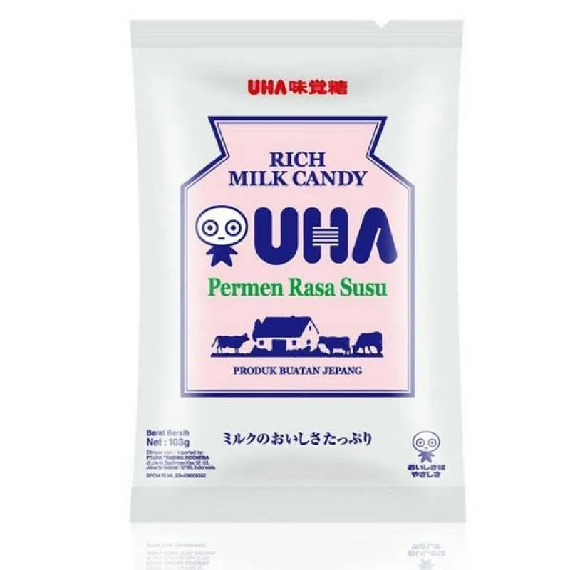 UHA Milk candy rich Milk 103g