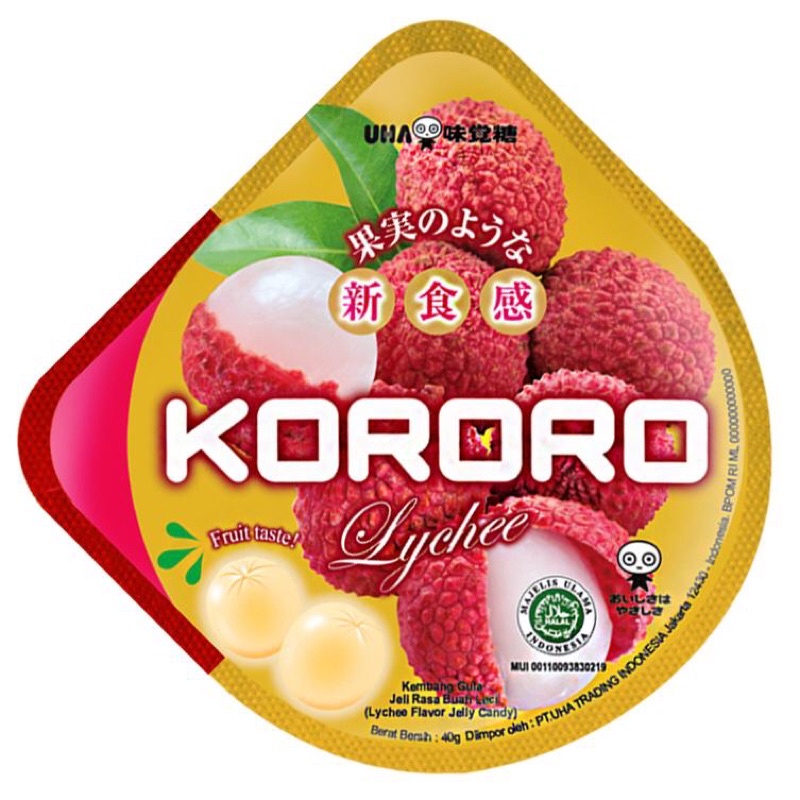 UHA kororo lychee 40g