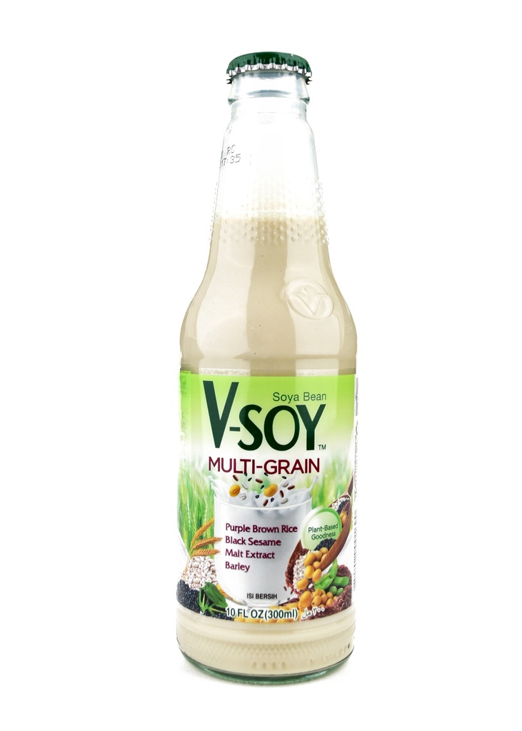 Vsoy multi grain glass bottle 300ml
