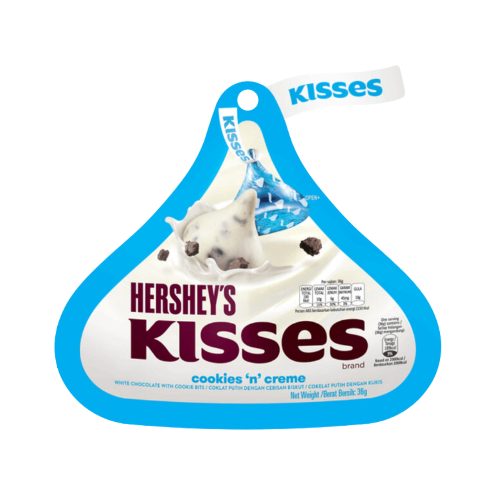 Hersheys Kisses Cookies Cream 36g