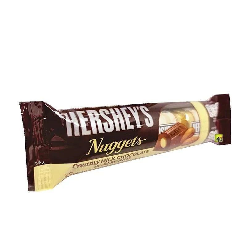 Hersheys Nuggets Creamy Milk Choco Almonds 28g