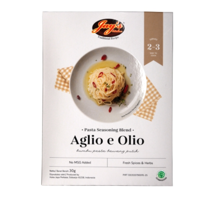 Jays Pasta Seasoning Aglio E Olio 30g