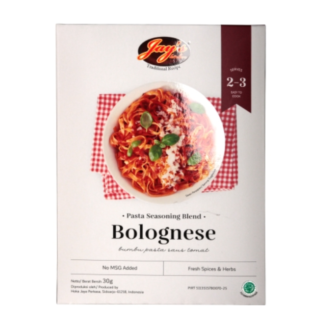 Jays Pasta Seasoning Bolognese 30g