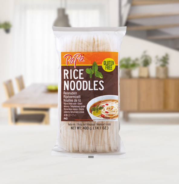 Papa Rice Noodles Kwetiau Kering 400g