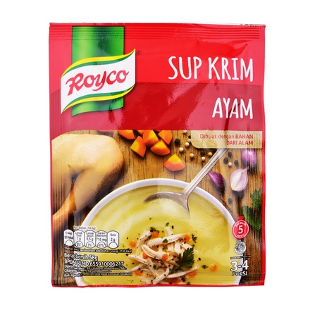 Royco Soup Cream Kepiting Jagung 44g