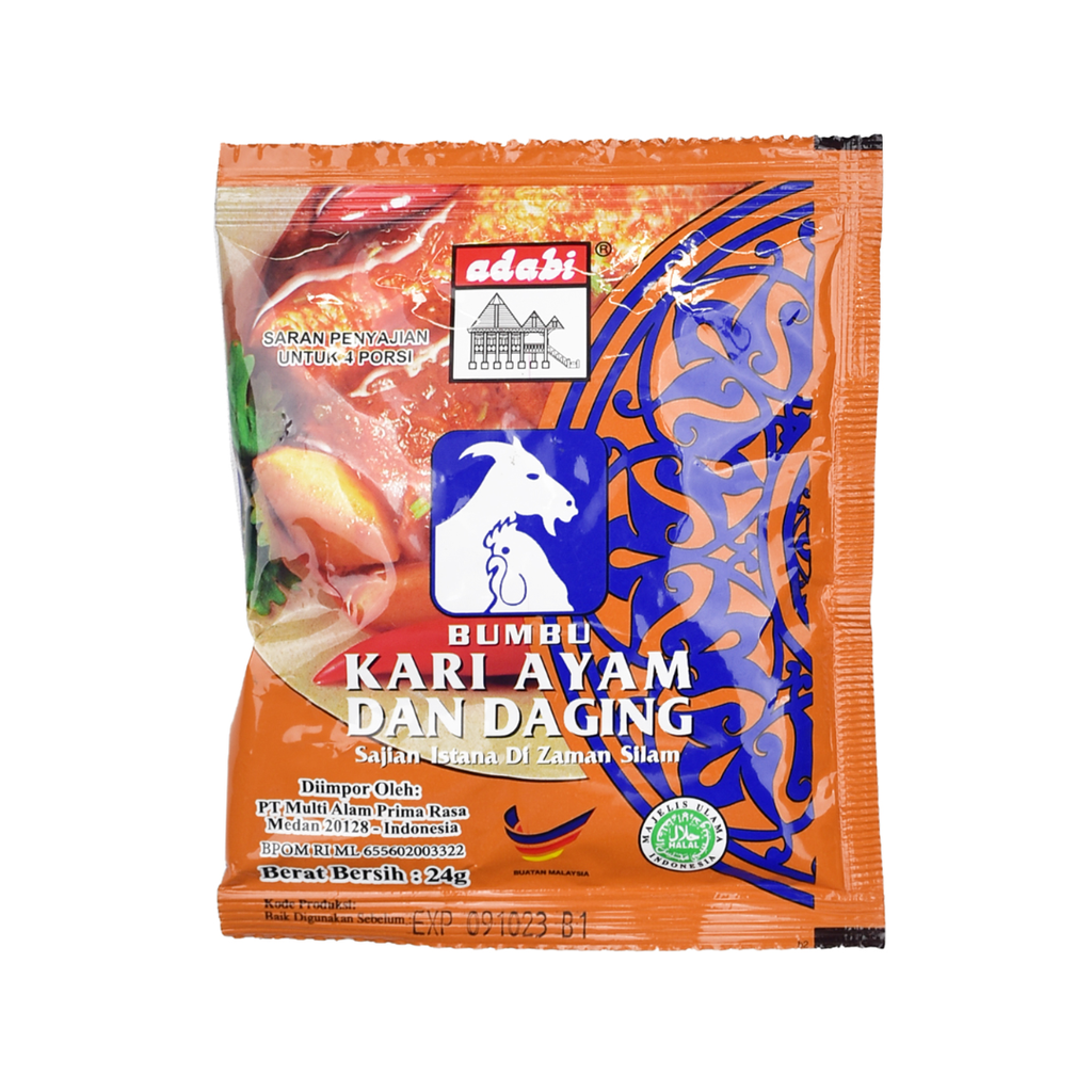 Adabi Bumbu Kari Ayam dan Daging 24g