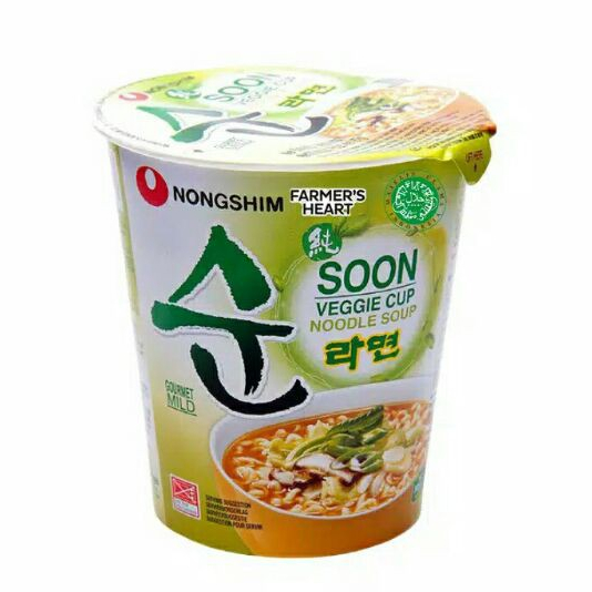 Nongshim Soon VEggie Cup 67gr