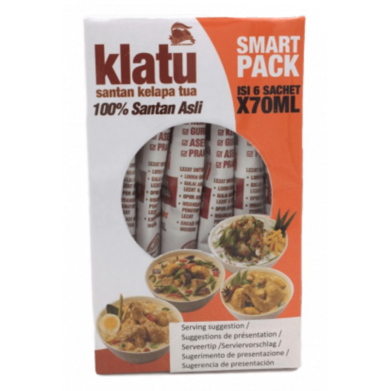 Klatu Santan Asli Pack 6x70ml