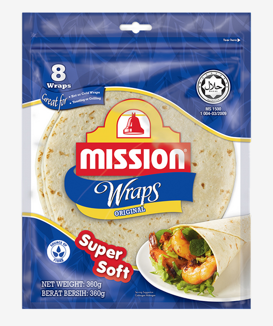 Mission Wraps Original Super Soft 360g