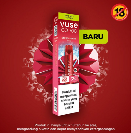 Vuse Go 700 Strawberry Ice 3%