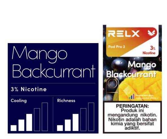 Relx Pod Pro2 Mango Blackcurrant
