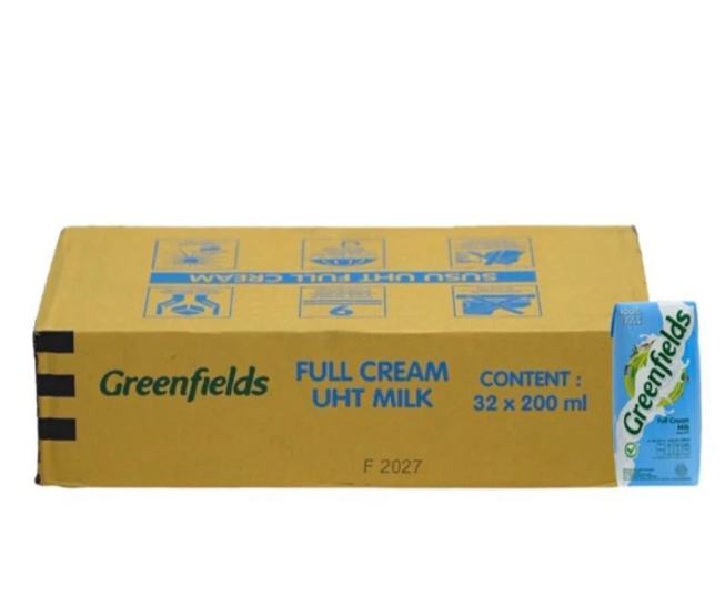 KARTON Greenfields UHT 200ml fullcream