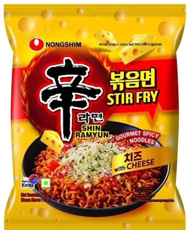 Nongshim Shin Ramyun Stir Fry Cheese 136g
