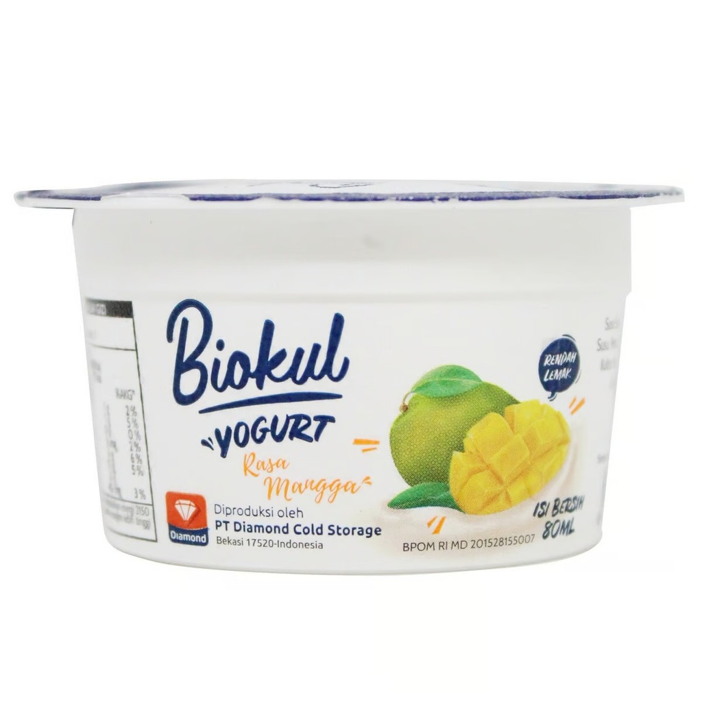Biokul Yogurt Mangga cup 80ml 