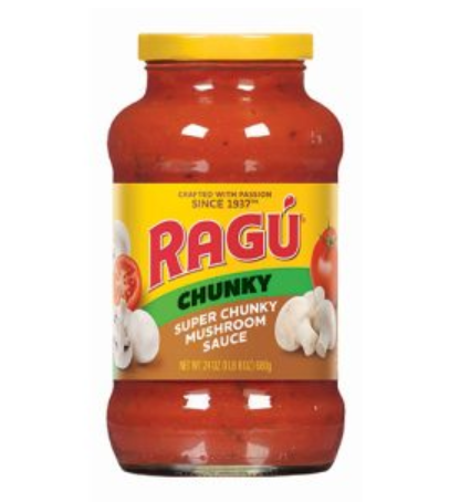 Ragu Chunky Super Mushroom Sauce 680g