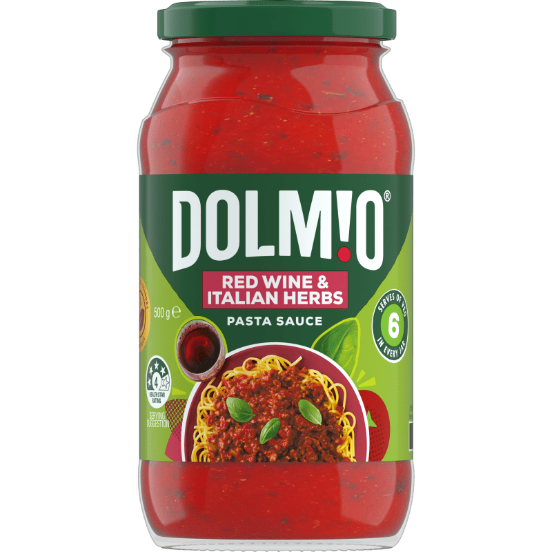 Dolmio Red Wine Italian Herbs 500g