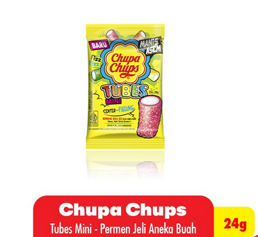 Chupa Chups Sour Tubes 24g
