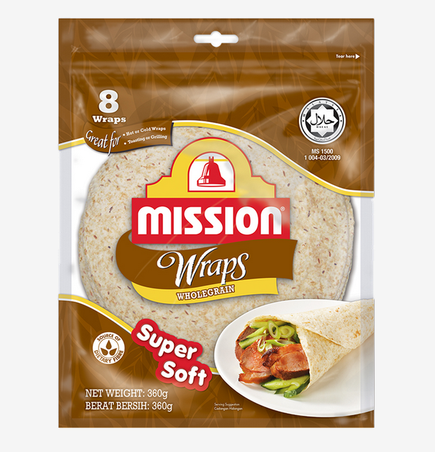 Mission Wraps Wholegrain 360g