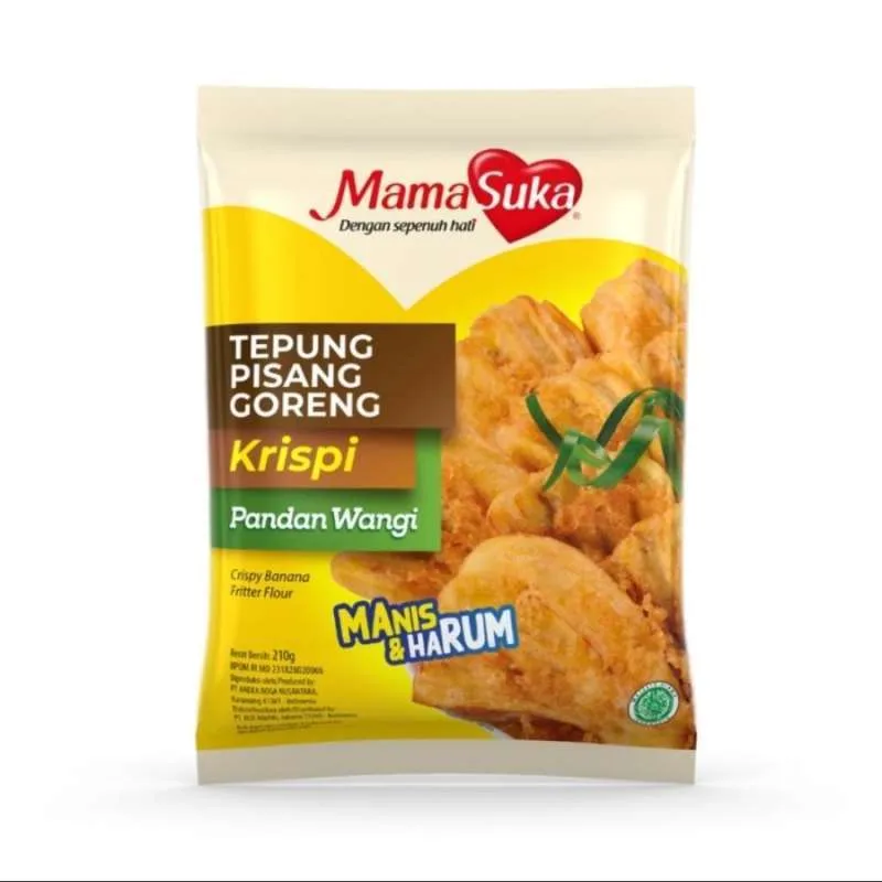 Mamasuka Tepung Pisang Goreng Pandan Wangi 210g