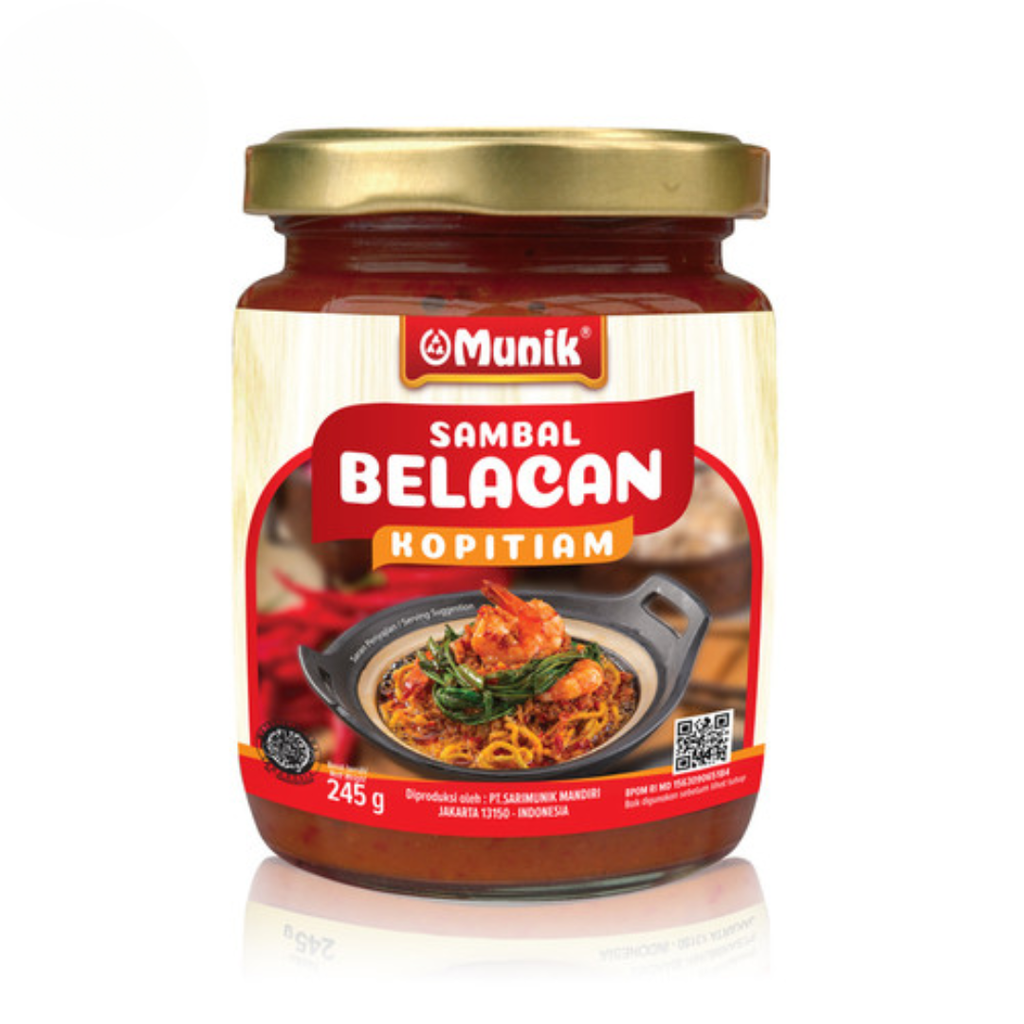 Munik Sambal Belacan Botol 245g
