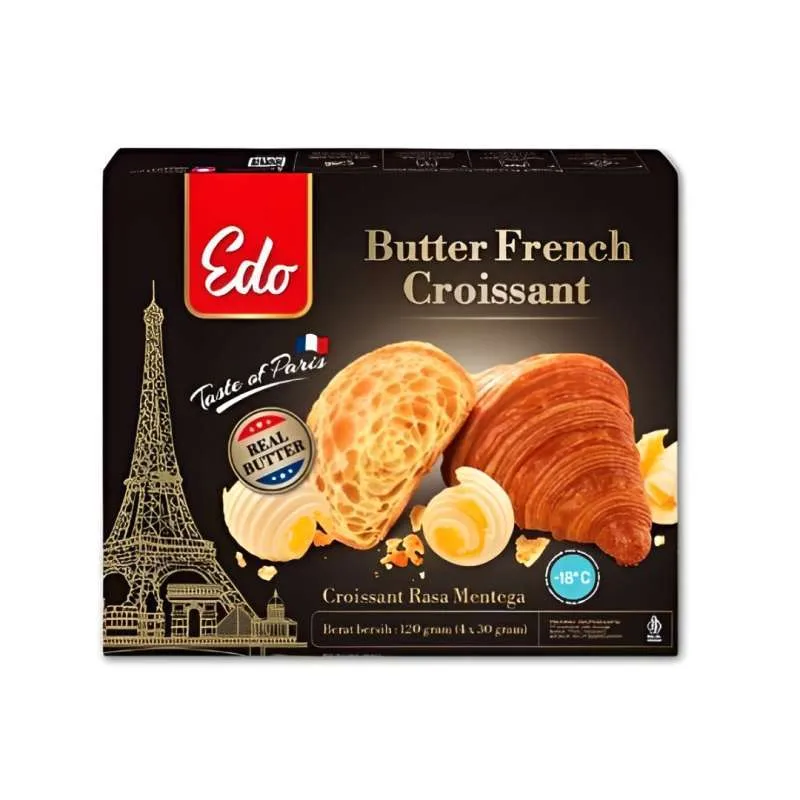 Edo Butter French Croissant 120g
