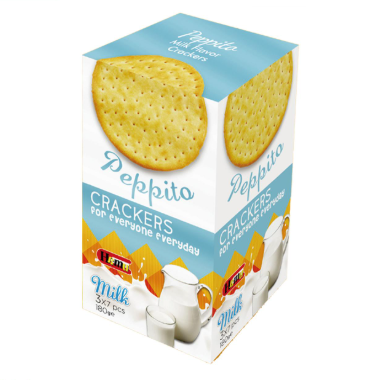 Peppito Milk Crackers 180g