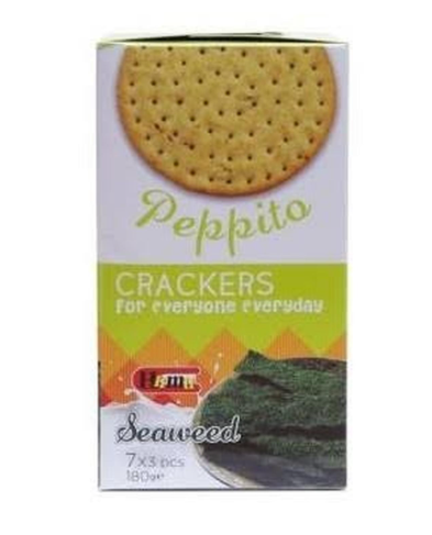 Peppito Seaweed Crackers 180g