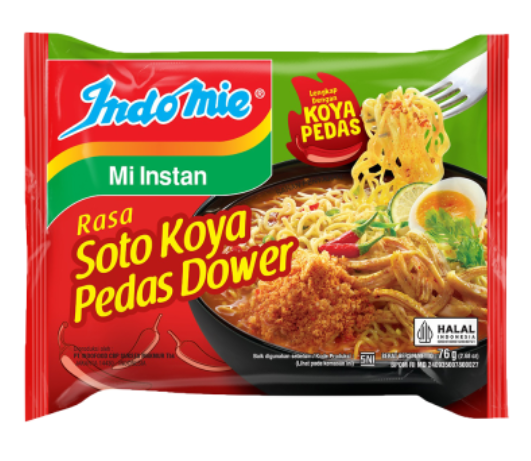 Indomie Soto Koya Pedas 76g