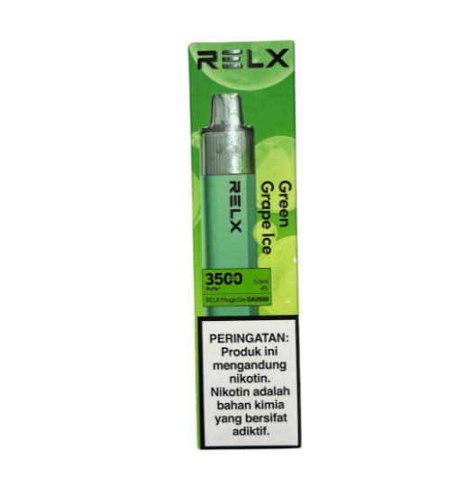 Relx Magic Go 3500P Disposable Green Grape Ice