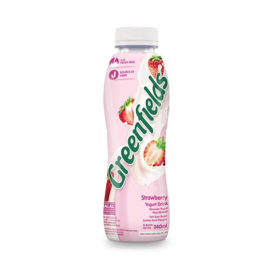 greenfields Yogurt Drink Strawberry 240ml