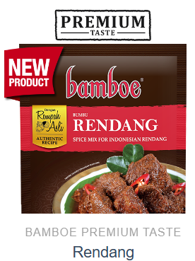 Bamboe Premium Rendang 160g