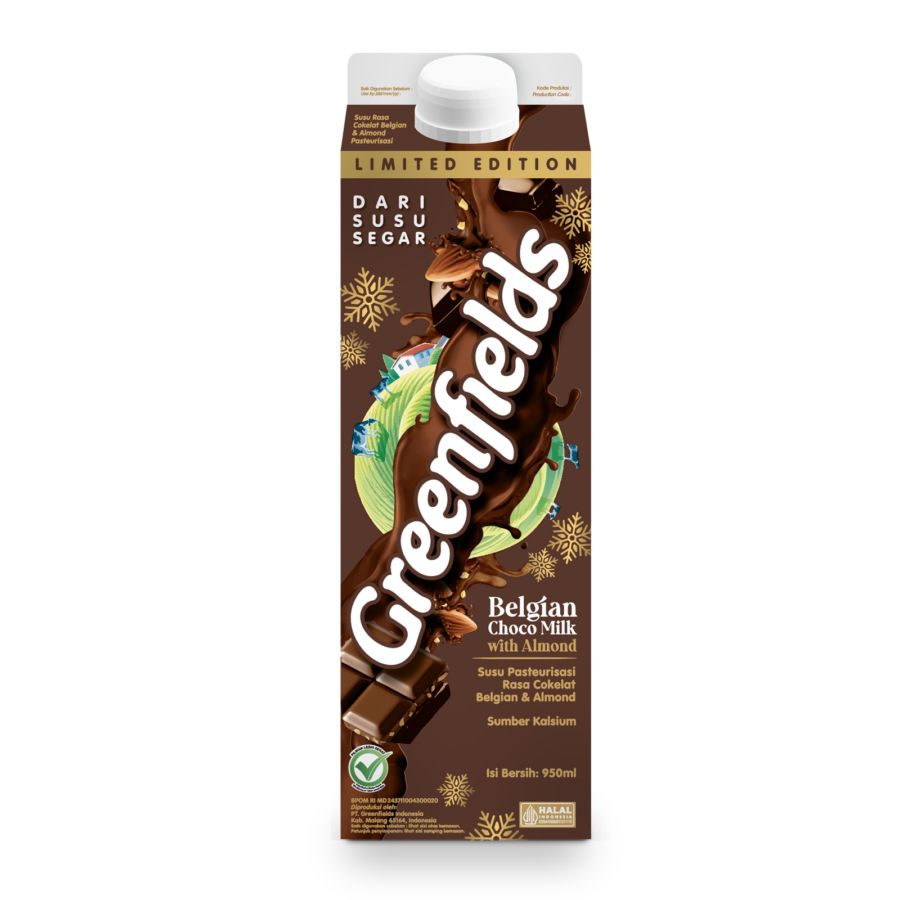 Greenfields FM Belgian Choco Almond 950ml