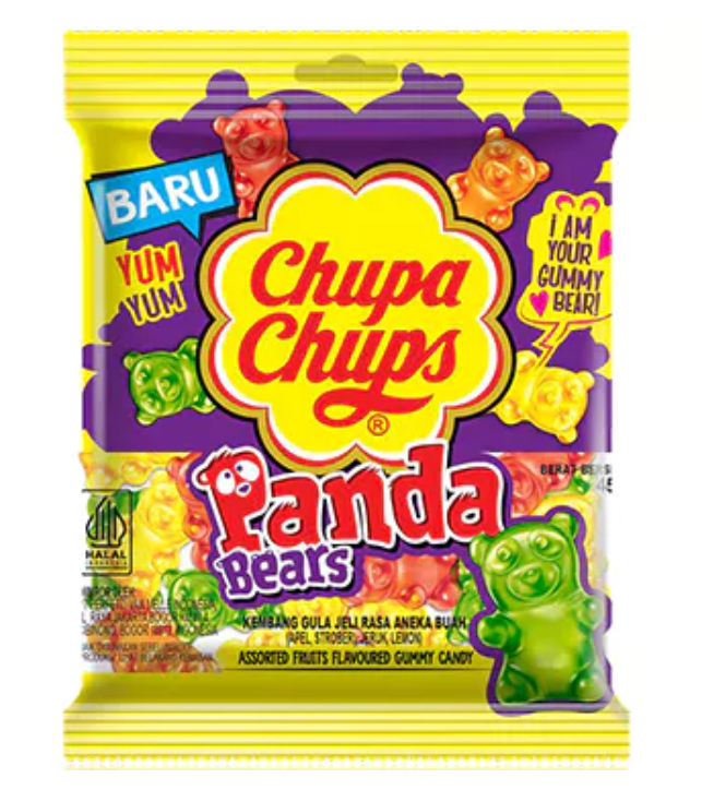 Chupa Chups Panda Bears jelly 45g