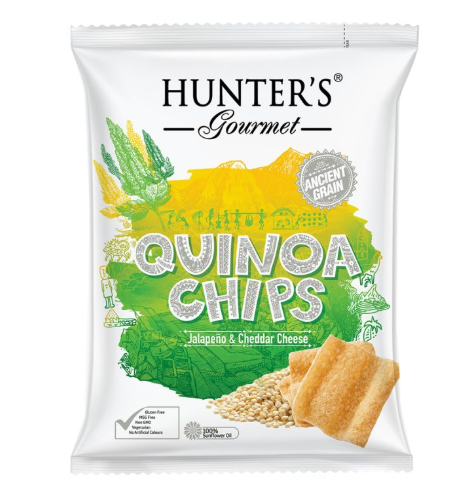 Hunters Quinoa Chips Jalapeno Cheddar 75g