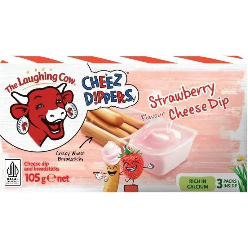 Laughing Cow Strawberry Cheese Dip 105g