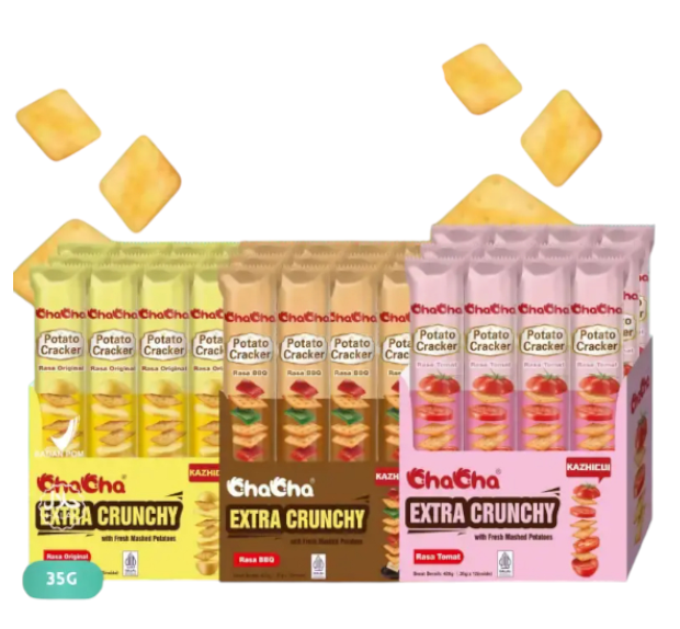ChaCha Potato Crackers Tomat 35g