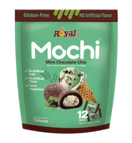 Royal Family Mochi Mint Chocolate Chip 12s 180g