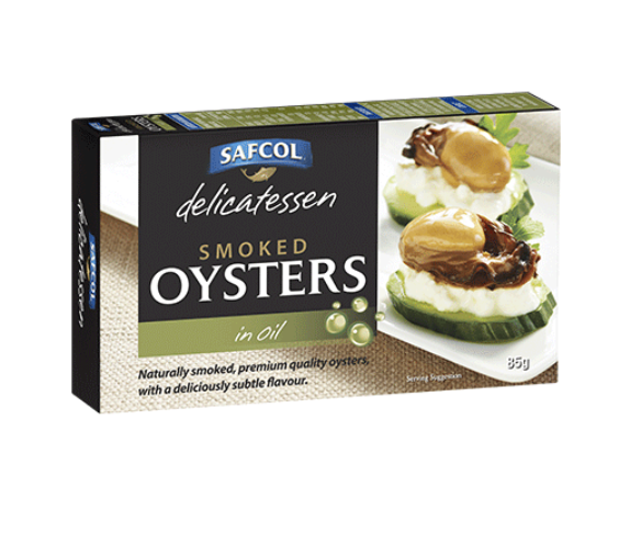 Safcol Smoked Oysters in Oil 85g