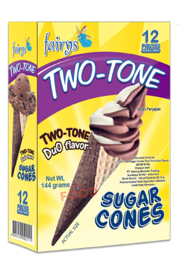 Fairys Two Tone Ice Cream Cone 12s
