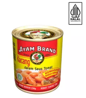 Ayam Brand Baked Beans Tomat 230g