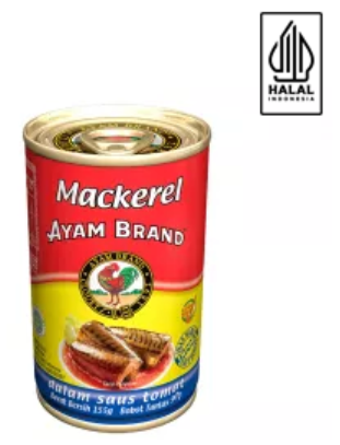 Ayam Brand Mackerel in tomat 155g