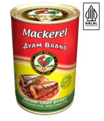 Ayam Brand Mackerel Spicy 425g
