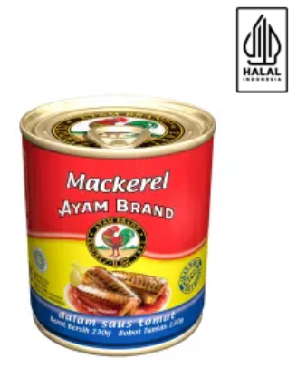 Ayam Brand Mackerel Tomat 230g