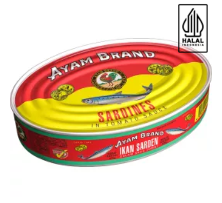 Ayam Brand Sarden Tomat Oval 425g