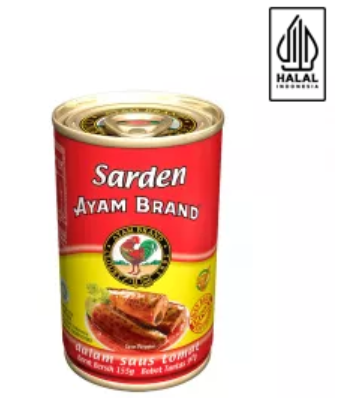 Ayam Brand sardines saus tomat 155g