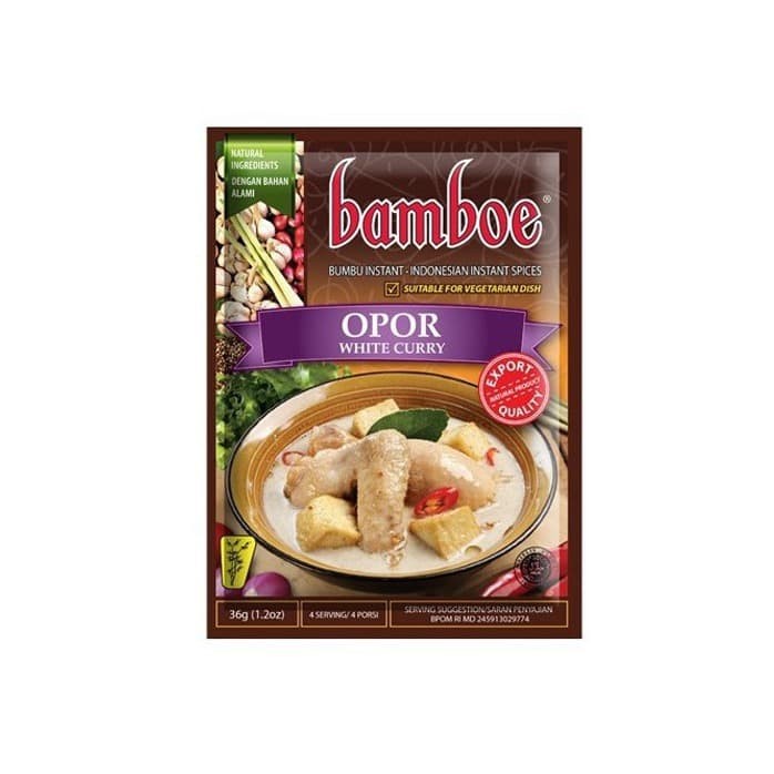 Bamboe Opor white curry 36g