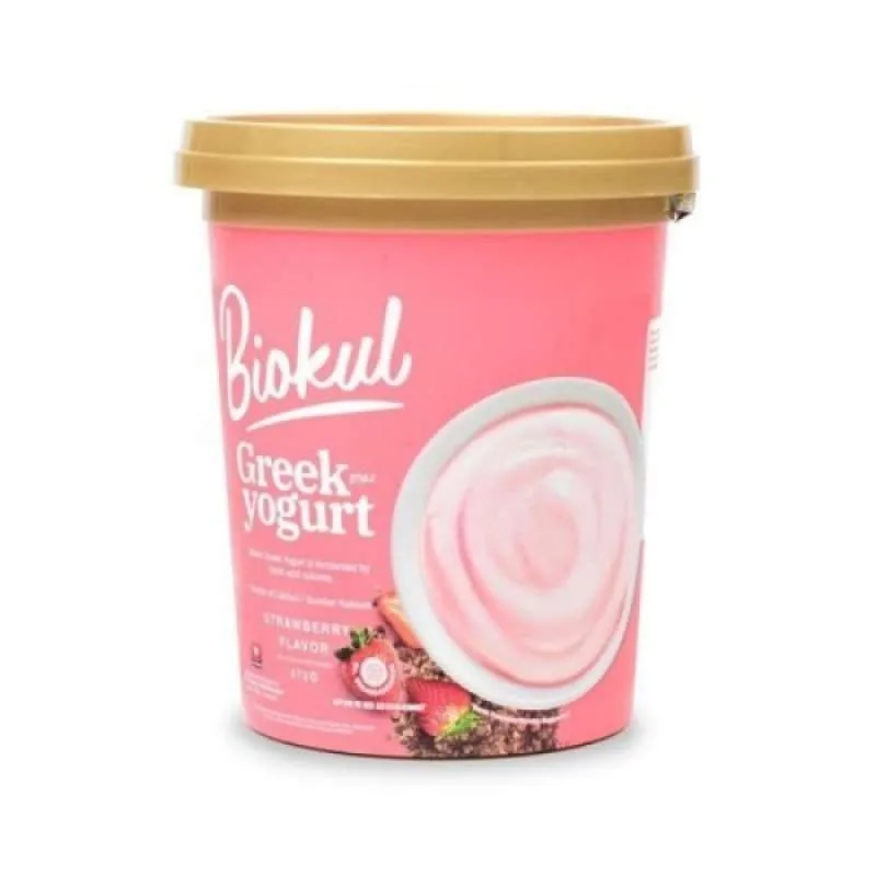 Biokul Yogurt Greek Strawberry 473g